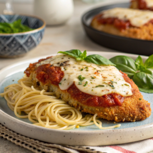 What's the difference between chicken parmesan and chicken parmigiana?