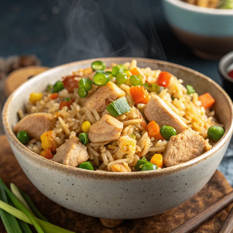 What to eat with chicken fried rice?