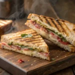 What is a traditional panini sandwich?